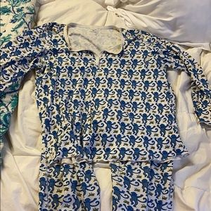 Roberta roller rabbit monkey pj set size m